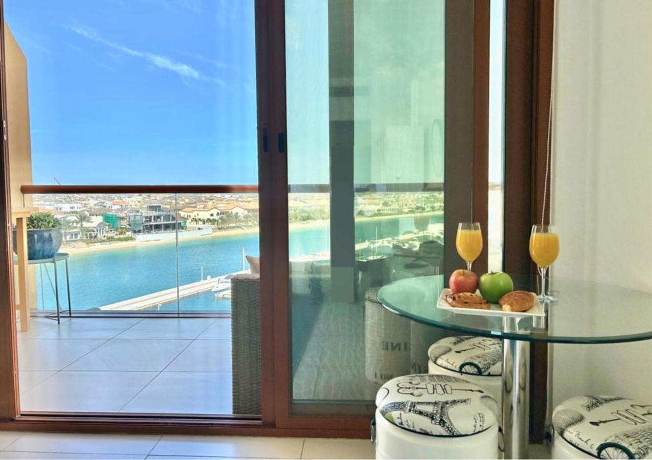 Luxury On The Palm With Marina View Balcony Apartment Дубай Екстериор снимка